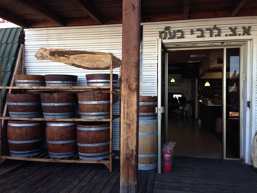 חביות יין לנוי
